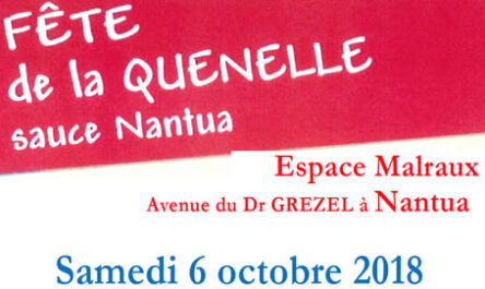 Fête de la Quenelle Sauce Nantua le 06 Octobre 2018