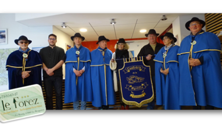 Confrérie de la Myrtille Forézienne au complexe hotelier « Le Forez »