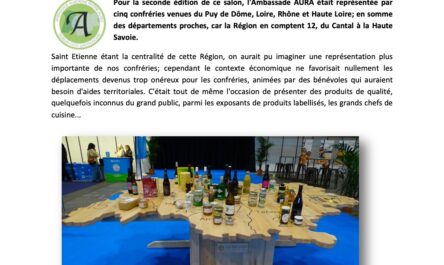 Présence de l&rsquo;AURA au salon Labels Saveurs 2026