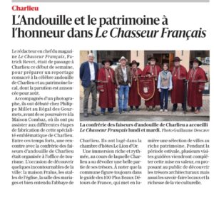 Lire la suite à propos de l’article Andouille et patrimoine à l&rsquo;honneur dans le Chasseur Français